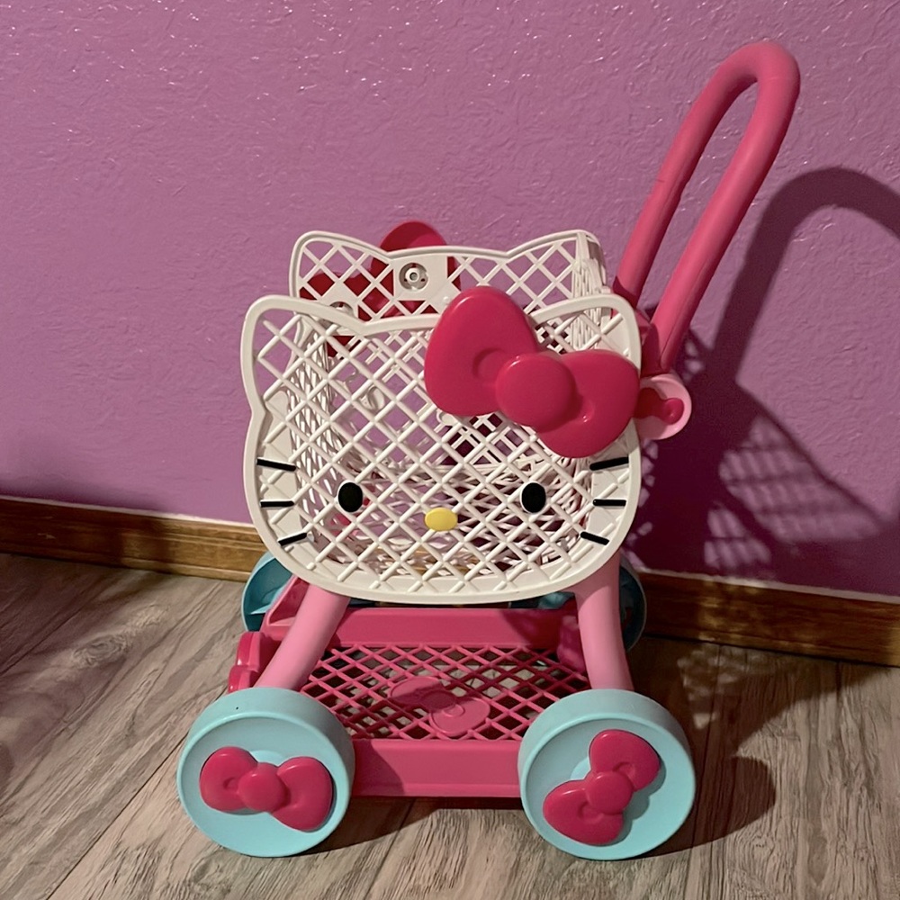 Hello Kitty stroller toy